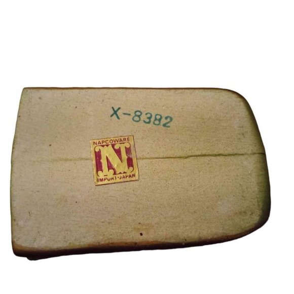 Vintage Napcoware Christmas Sleigh & 2 taper candle holders  X-8382 Japan - Picture 3 of 6